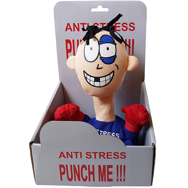 בובת ANTI STRESS להצמדה לשולחן